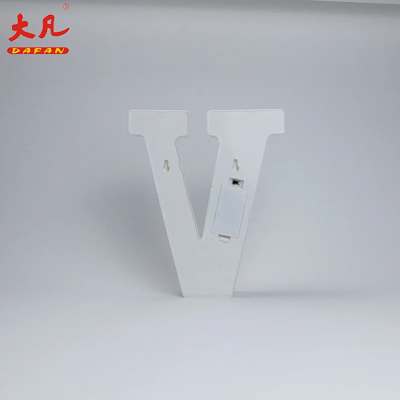 V形LED字母板电池供电LED灯led圣诞灯婚庆灯宴会厅装饰灯