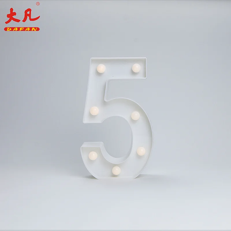 5 LED塑料灯室内装饰字母灯字母灯箱led标志字母字母