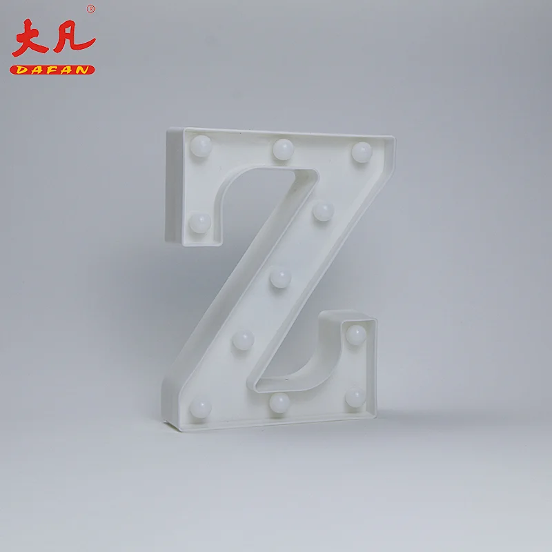 Z电池灯环带字母设计塑料舱壁灯字灯字母灯