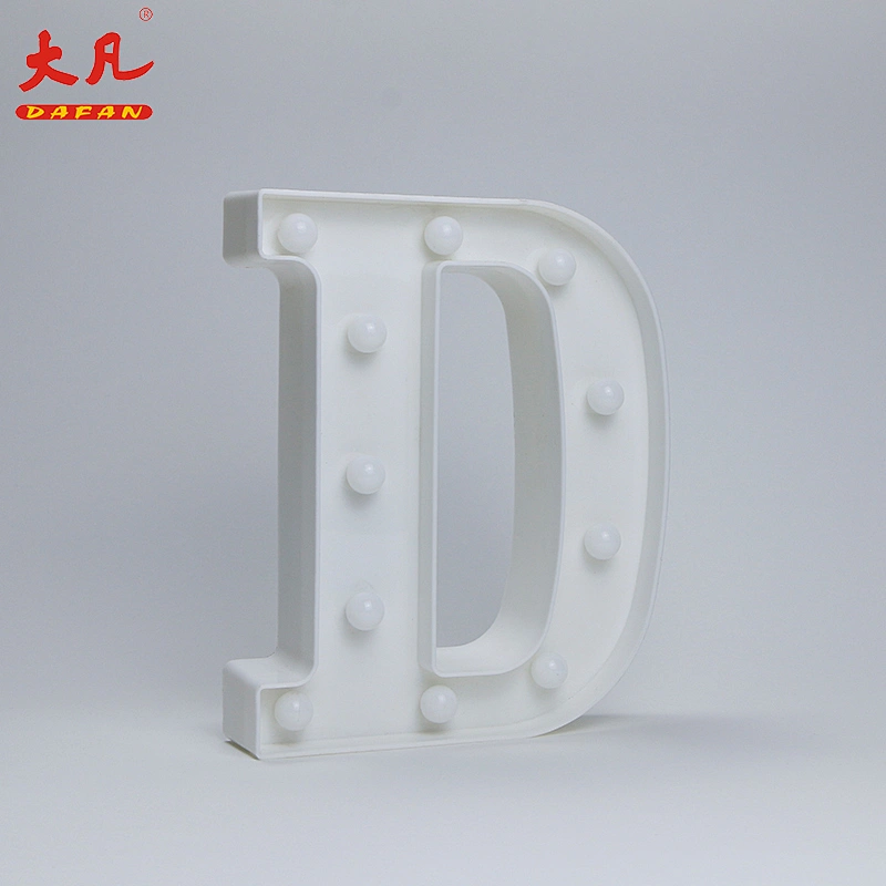 D led Christmas led light decorative light led sign letter battery letter light