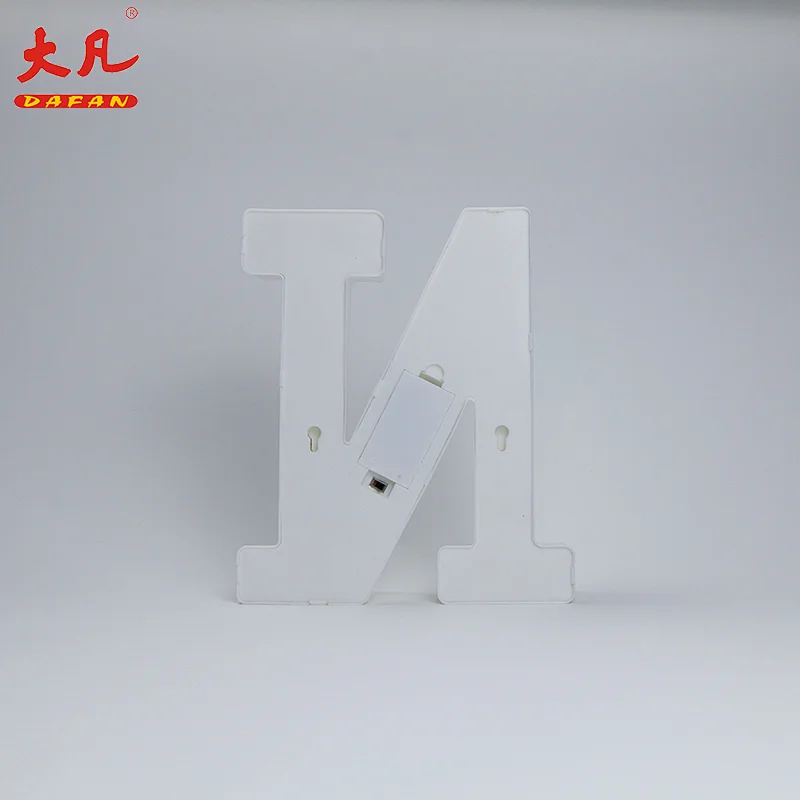 N holiday light lighting wedding high grade word sign 3d light box letter sign alphabet lamp plastic letter light led