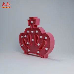 皇冠圣诞装饰设计灯led塑料灯字幕字母灯信