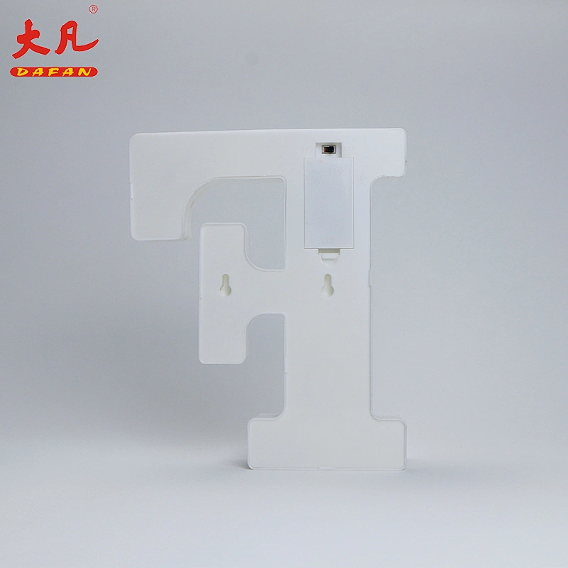 F shape decorative led lights light indoor design lamp room light battery letter light