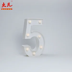 5 LED塑料灯室内装饰字母灯字母灯箱led标志字母字母