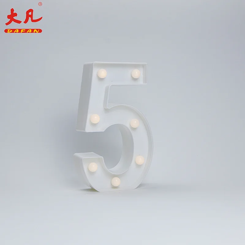 5 LED plastic light indoor decorative letter light letter light box led sign letter alphabet letters