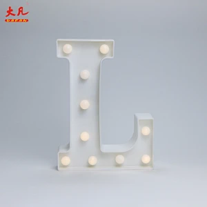 L Christmas decoration light battery operated led lamp plastic light box word light