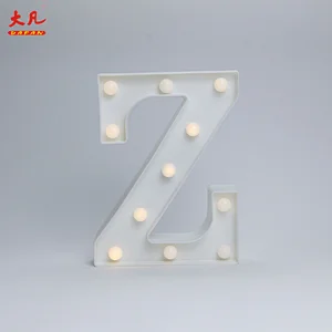 Z电池灯环带字母设计塑料舱壁灯字灯字母灯