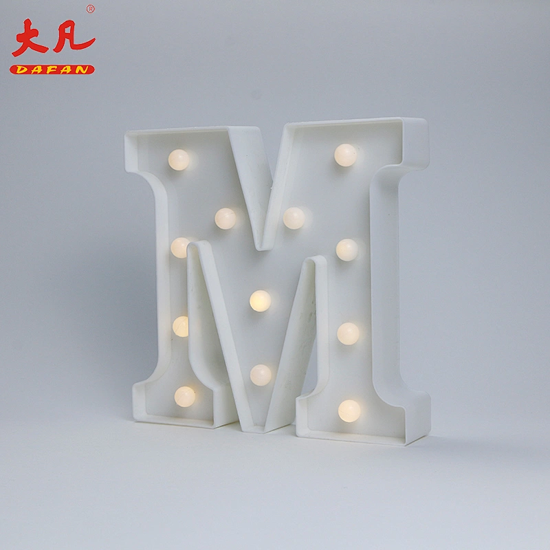 M best selling led lights Christmas lights led plastic light cube letter board alphabet letters