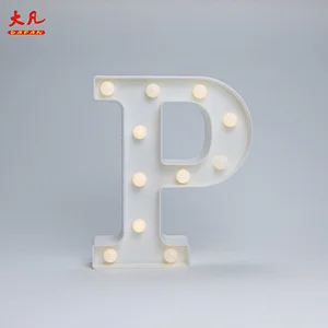 P room light holiday lighting Christmas acrylic led light letter 3d led letter sign plastic light box