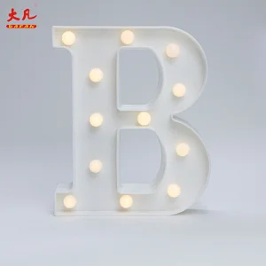 B led信灯标志电池led灯圣诞灯表装饰3d字母标志
