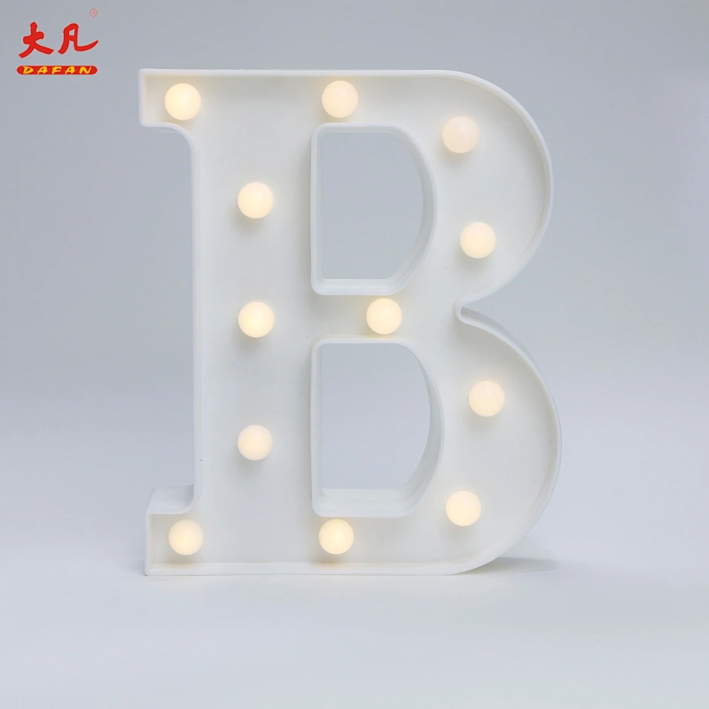 B led letter lights sign battery led light Christmas lights table decoration 3d letter sign