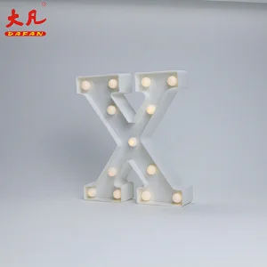 X led灯桌装饰室灯太阳能信箱灯3d字母标志