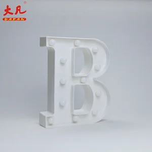 B led信灯标志电池led灯圣诞灯表装饰3d字母标志