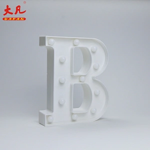 B led letter lights sign battery led light Christmas lights table decoration 3d letter sign