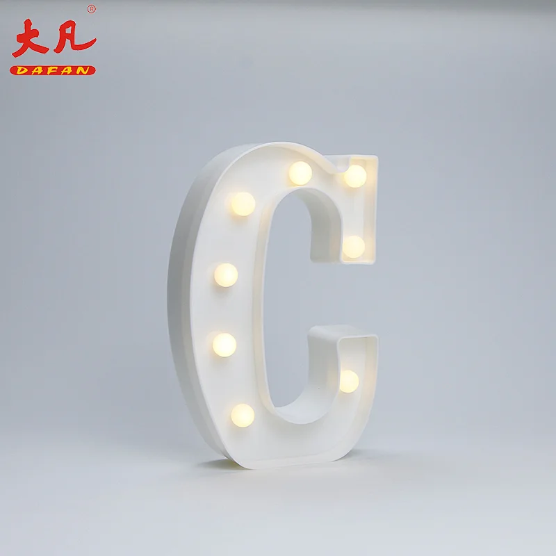 C led灯装饰婚礼照明词灯led信件灯标志字母