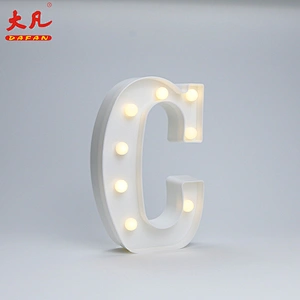 C led light decoration wedding lighting word light led letter lights sign alphabet letters