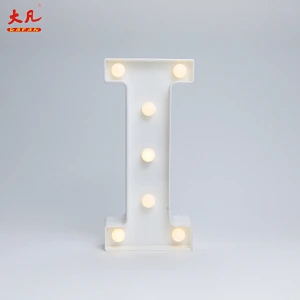 I letter ring letter Christmas lights room light led box light 3d letter sign