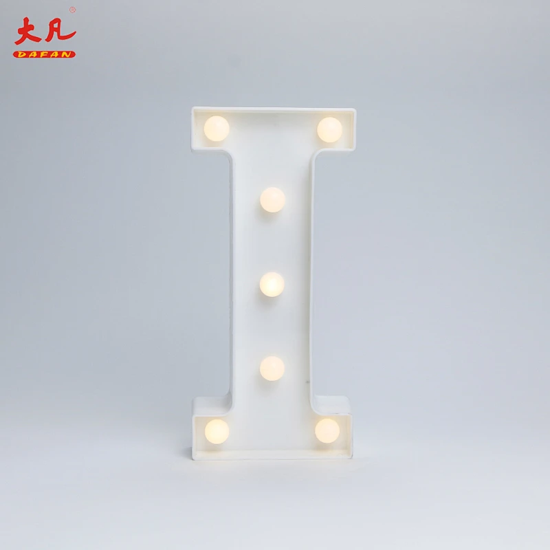 I letter ring letter Christmas lights room light led box light 3d letter sign