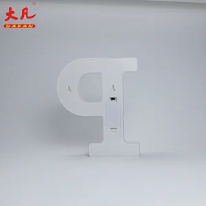 P room light holiday lighting Christmas acrylic led light letter 3d led letter sign plastic light box