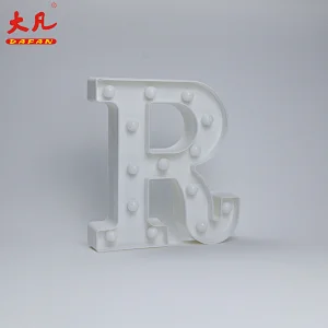 R电池供电的led灯设计灯圣诞装饰led字母标志字母灯