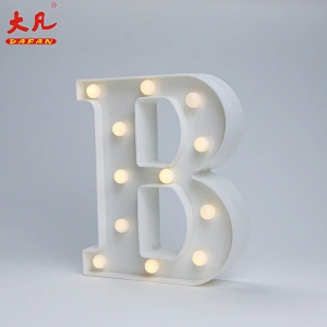 B led letter lights sign battery led light Christmas lights table decoration 3d letter sign
