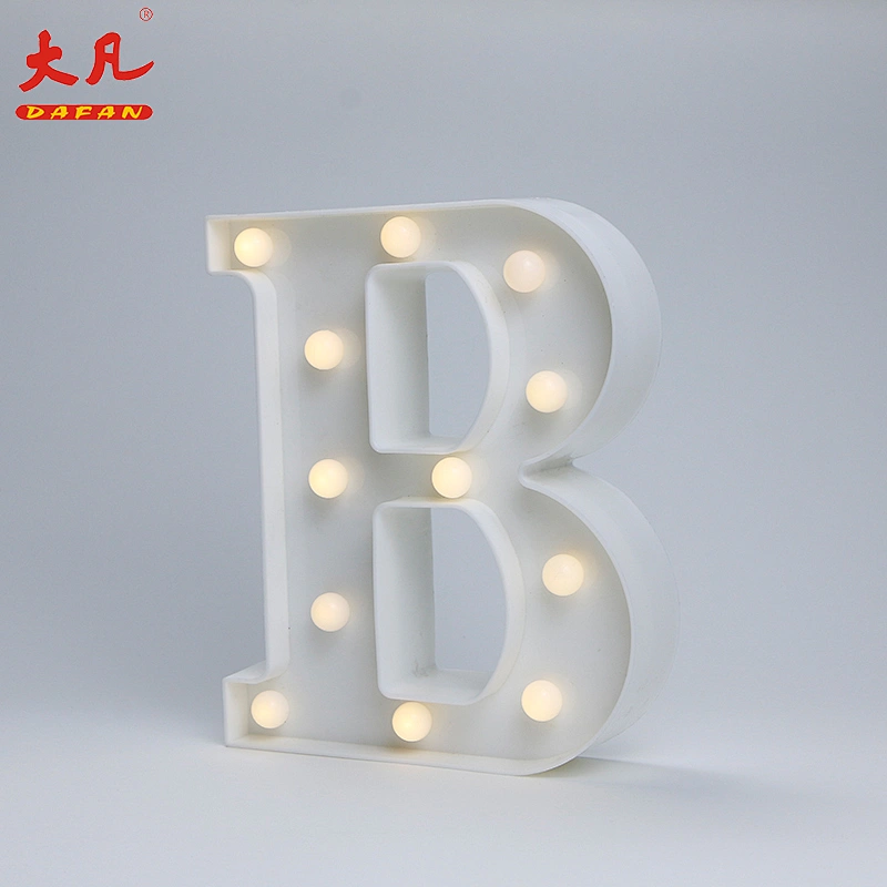 B led letter lights sign battery led light Christmas lights table decoration 3d letter sign