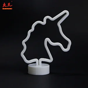 china wholesale unicorn baby lamp neon light sign decoration led battery night lamp christmas led light