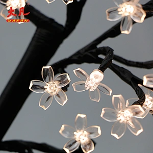 50cm led white led artificial cherry blossom tree light led tree lights outdoor tree illumination light