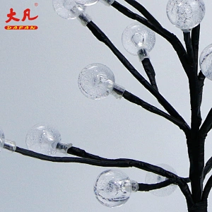bulb flower tree battery led light decoration Christmas tree ball beautiful led birch tree
