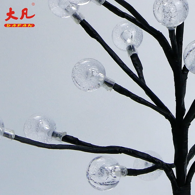 灯泡花树电池led灯装饰圣诞树球美丽led白桦树