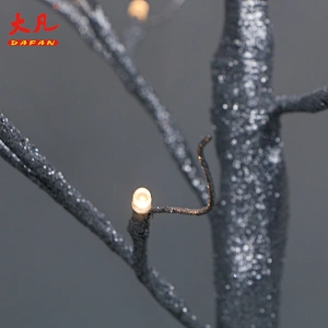 wholesale high grade dusting preparation led artificial yard room tree waterproof birch led indoor Christmas tree lights