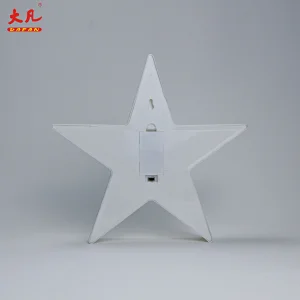 星星塑料灯led圣诞装饰led塑料面板灯pvc选框字幕灯