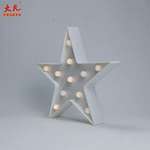 星星塑料灯led圣诞装饰led塑料面板灯pvc选框字幕灯