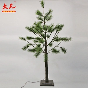 120cm artificial pine tree lights Christmas decoration outdoor led tree lights simulate room wedding party bonsai tree
