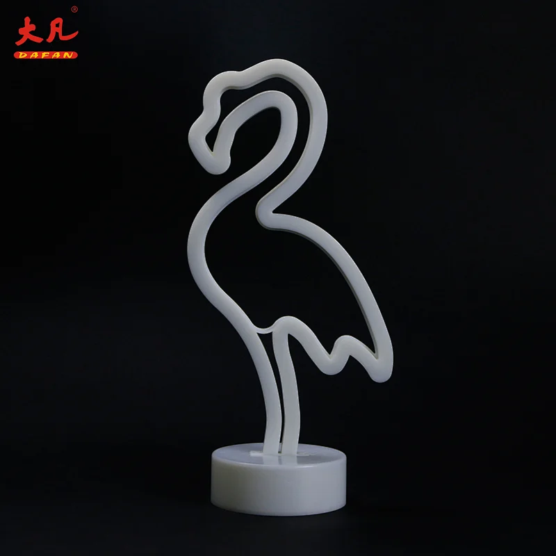 LED flamingo neon led sign neon table lamp hotel bedside room lamp party marquee letter