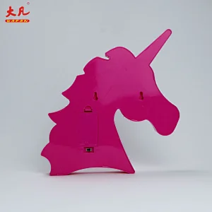 Christmas decoration clear plastic marquee baby lamp unicorn marquee light marquee wedding