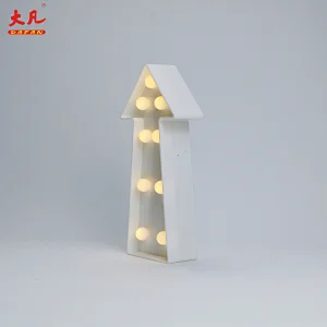 箭头形状婴儿夜灯婚礼选框光字母字幕亚克力