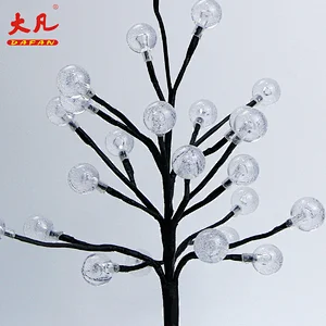 灯泡花树电池led灯装饰圣诞树球美丽led白桦树