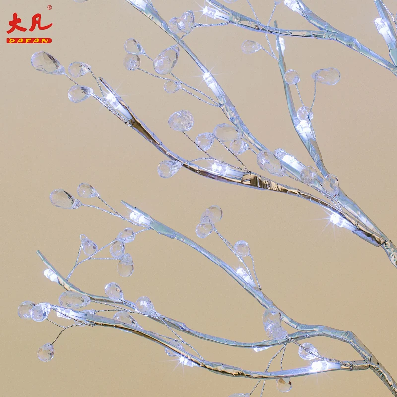 High grade artificial tree waterproof white led Christmas shinning decoration led flower tree lights