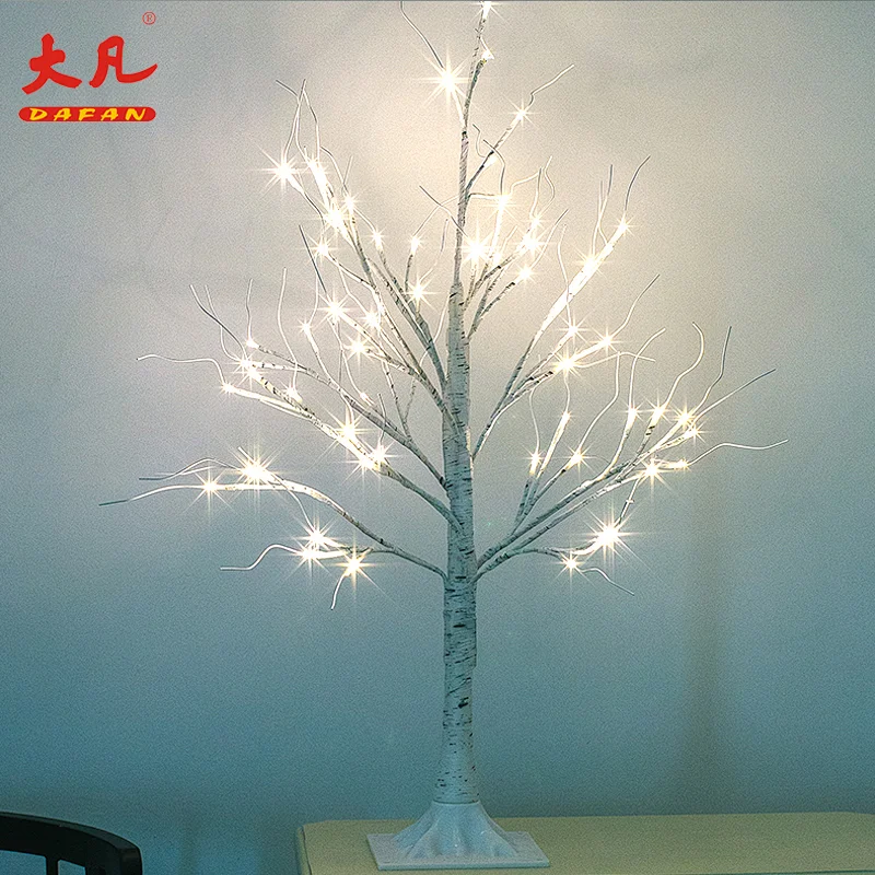 Wholesale popular USB operated 60 birch tree light LED room decoration light christmas tree lights simulation tree lights