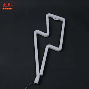 Hot sales bedside decorations corrosion-resistant LED warm white lightning signs neon light