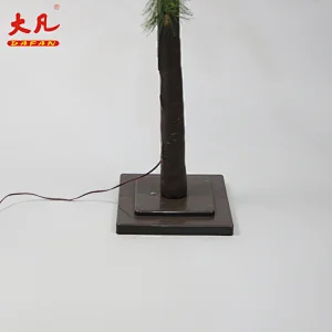120cm人造松树灯圣诞装饰户外led树灯模拟房间婚礼派对盆景树