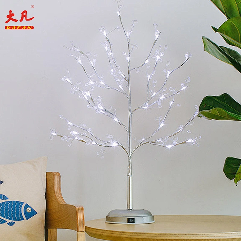 High grade artificial tree waterproof white led Christmas shinning decoration led flower tree lights