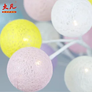 32 LED桌面树灯棉球盆景树灯圣诞树灯