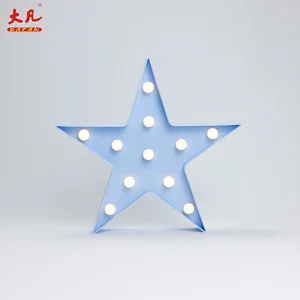 星星塑料灯led圣诞装饰led塑料面板灯pvc选框字幕灯