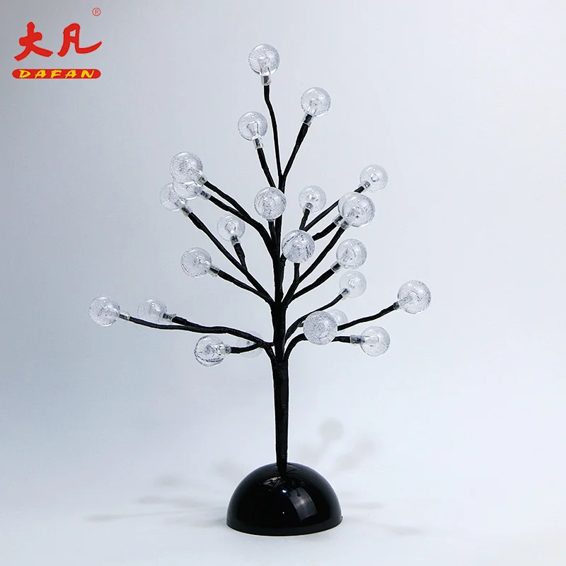 灯泡花树电池led灯装饰圣诞树球美丽led白桦树