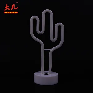 仙人掌形状瓷霓虹灯广告婚礼节日灯餐厅酒吧霓虹灯标志选框光