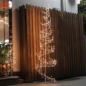 high grade circle round tree light Christmas decoration tree garden light tree led flood light
