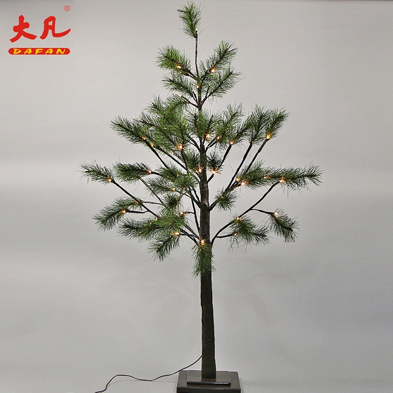 120cm artificial pine tree lights Christmas decoration outdoor led tree lights simulate room wedding party bonsai tree