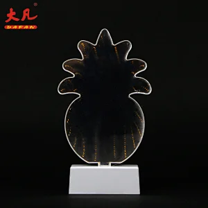 3D菠萝镜动物造型led装饰儿童夜间隧道灯usb＆电池无限派对灯